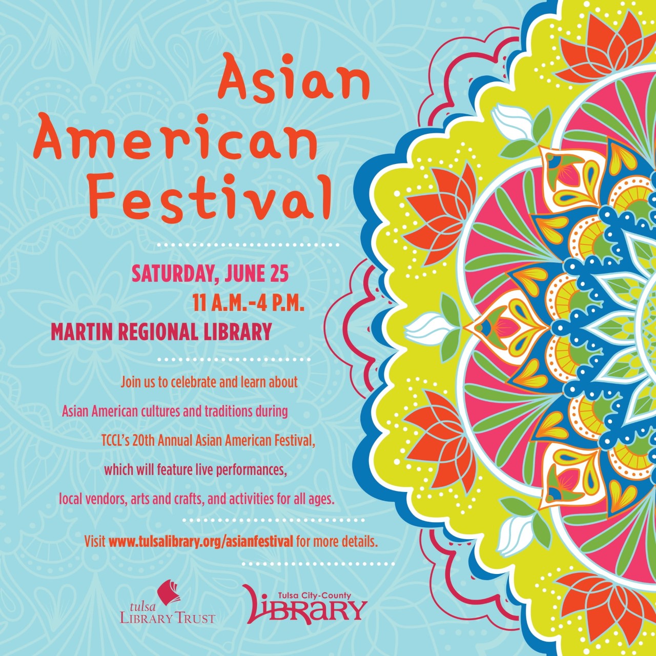 2022 Asian American Festival Tulsa Library